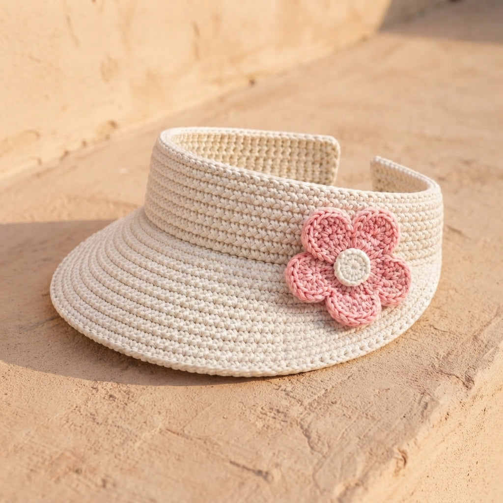 Stunning Sun Visor | Beach Crochet PDF — Design 13