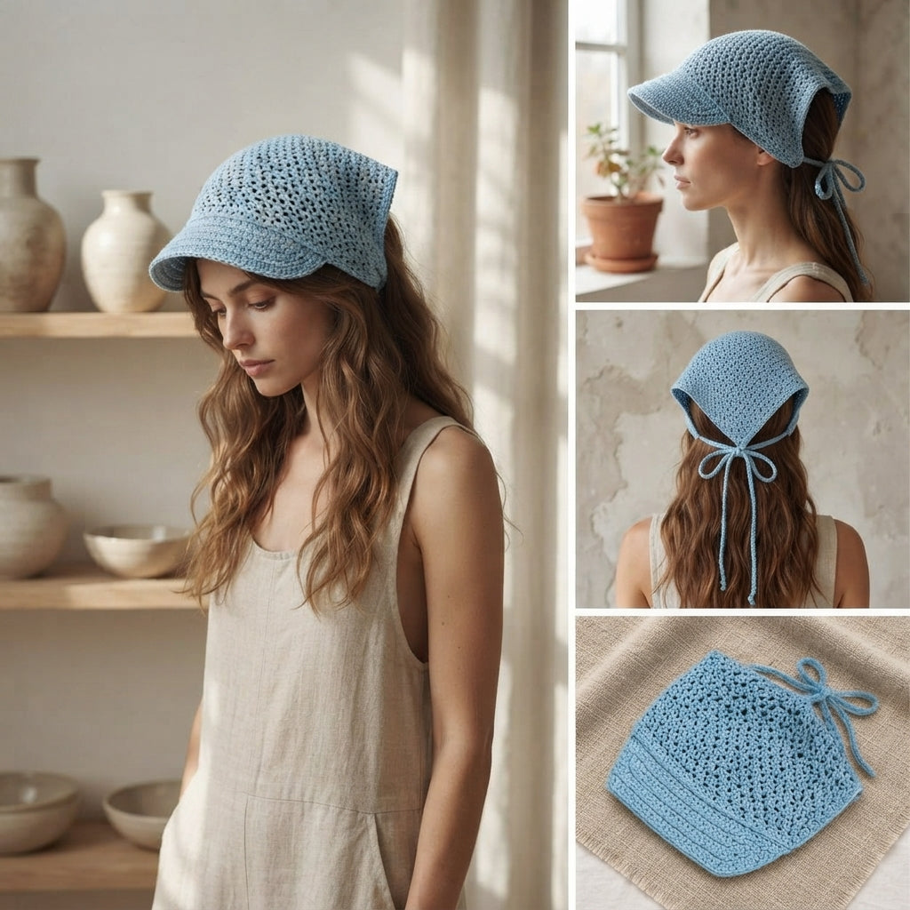 Elegant Sun Hat | Crochet Pattern PDF — Design 3
