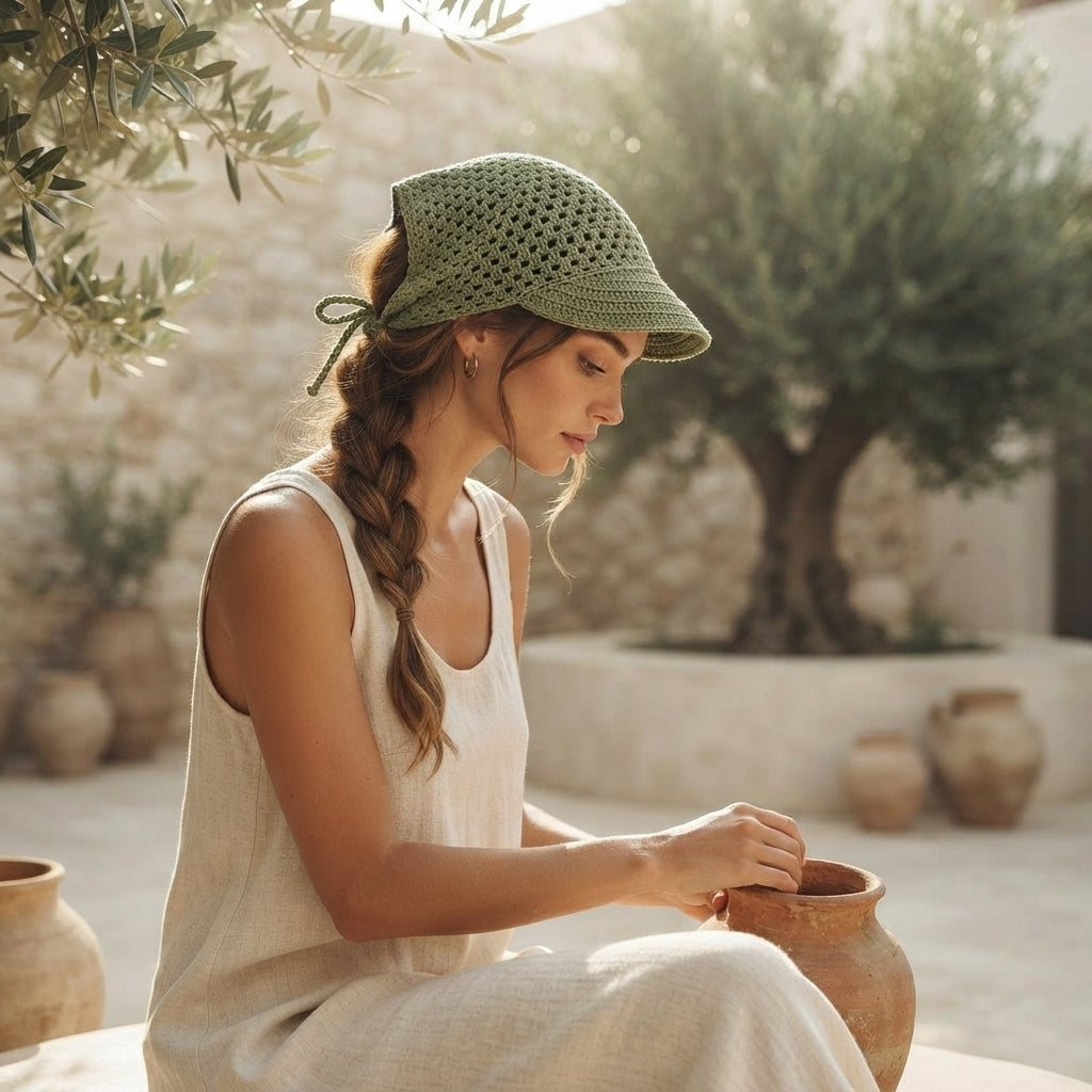 Elegant Sun Hat | Crochet Pattern PDF — Design 3