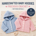 Sweet Hoodie Cardigan Baby Hoodie | Crochet Pattern PDF