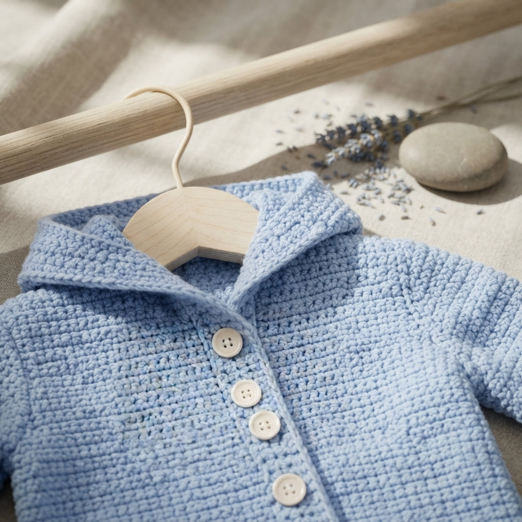 Sweet Hoodie Cardigan Baby Hoodie | Crochet Pattern PDF