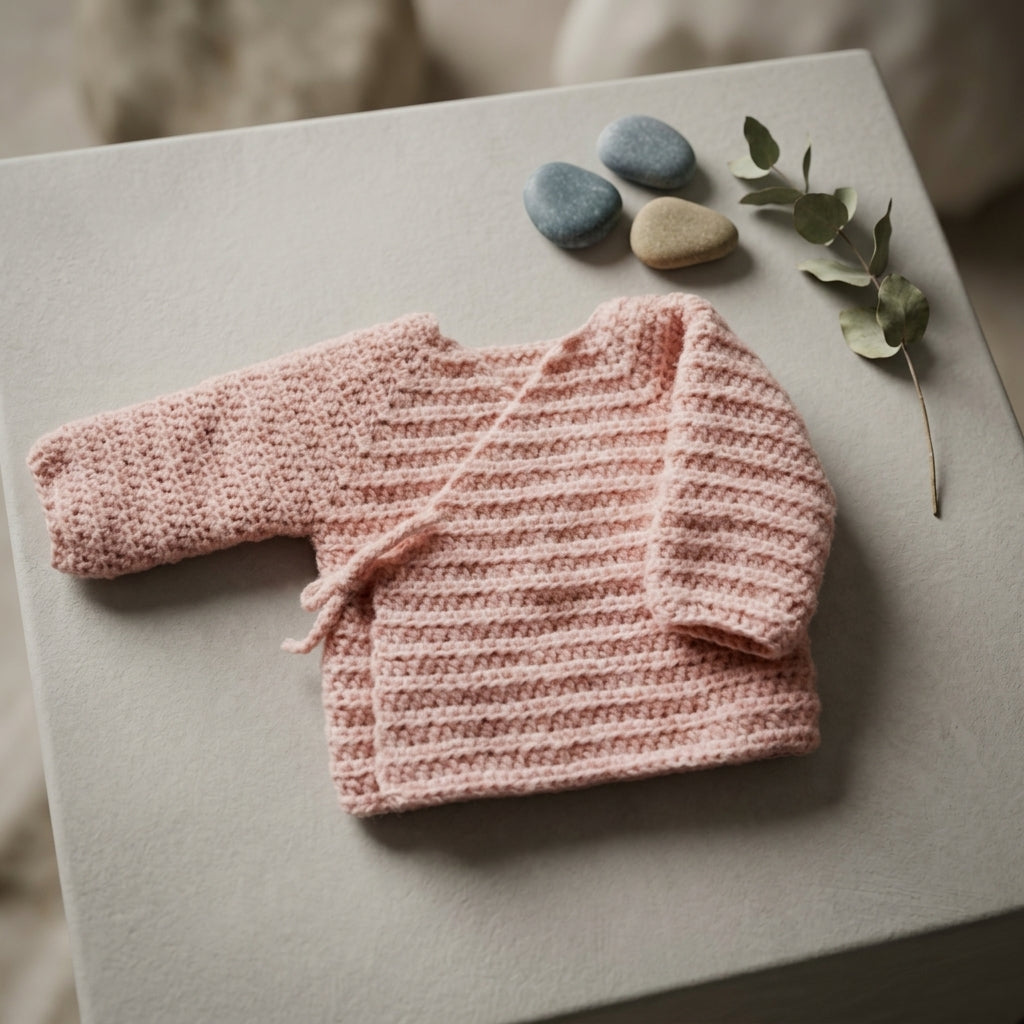Kimono Style Cardigan Baby Cardigan | Crochet Pattern PDF