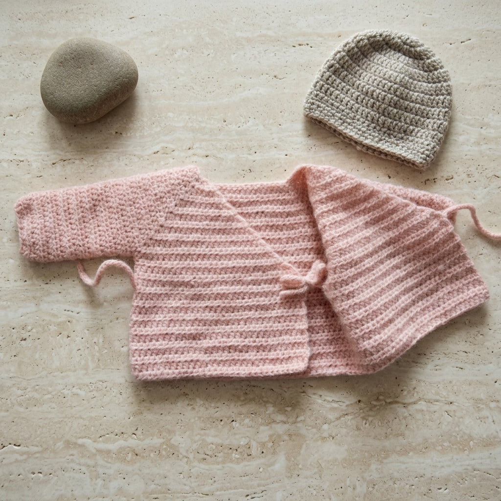 Kimono Style Cardigan Baby Cardigan | Crochet Pattern PDF