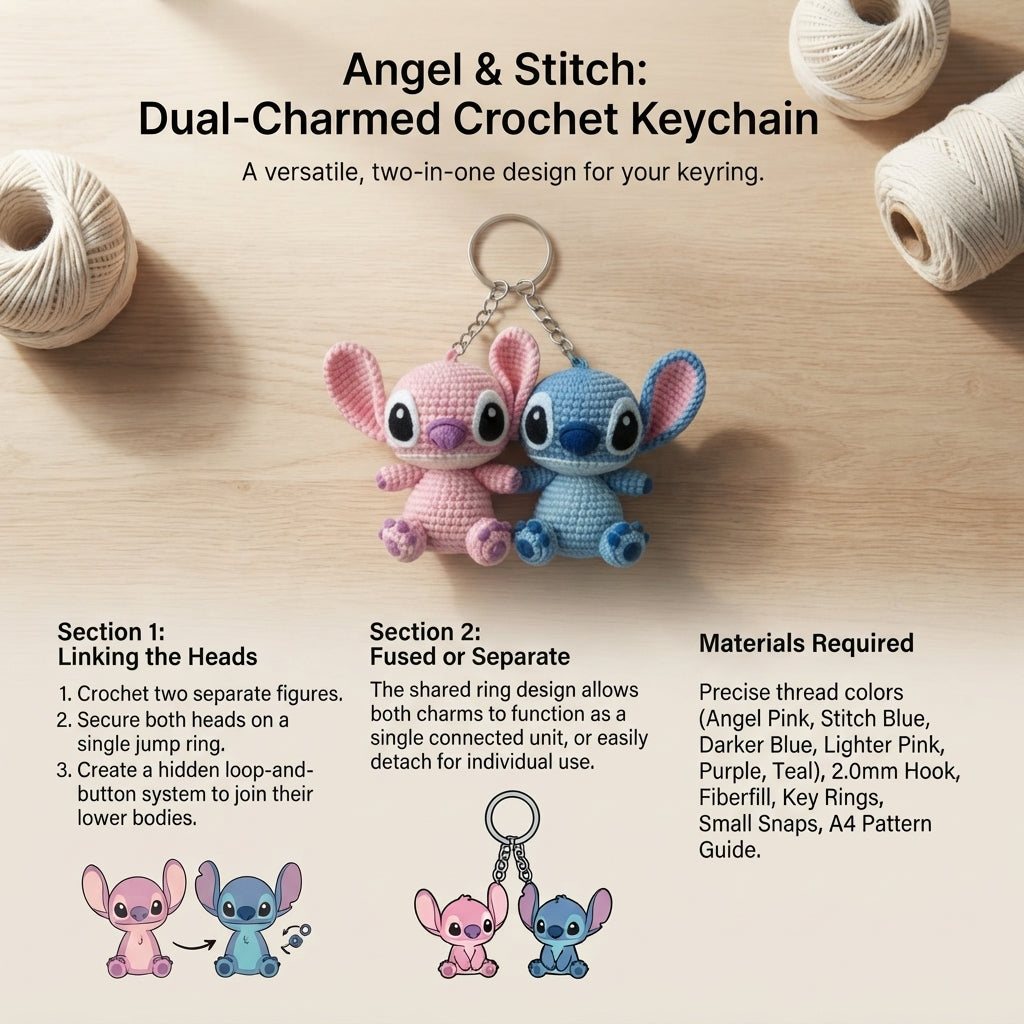 Lovely Keychain Accessory | Crochet PDF Pattern — Design 9
