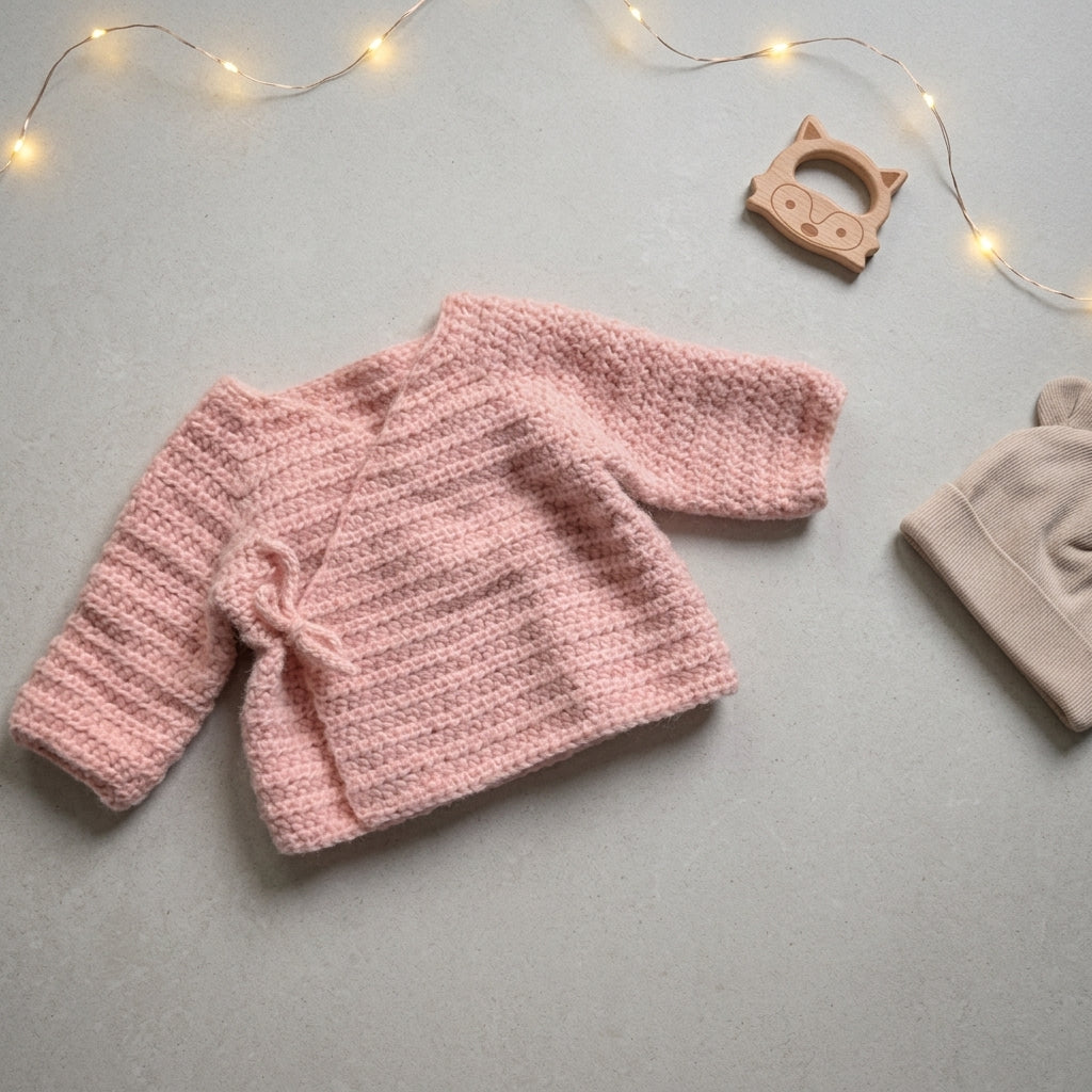 Kimono Style Cardigan Baby Cardigan | Crochet Pattern PDF