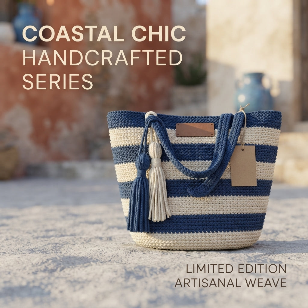 Purse Colorblock Tote | Crochet Pattern PDF