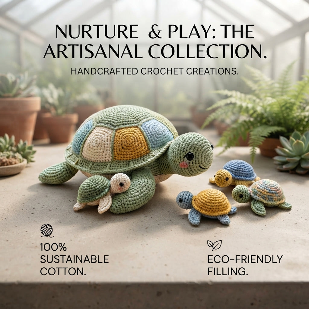 Handmade Amigurumi Turtle V2 | Crochet PDF Pattern
