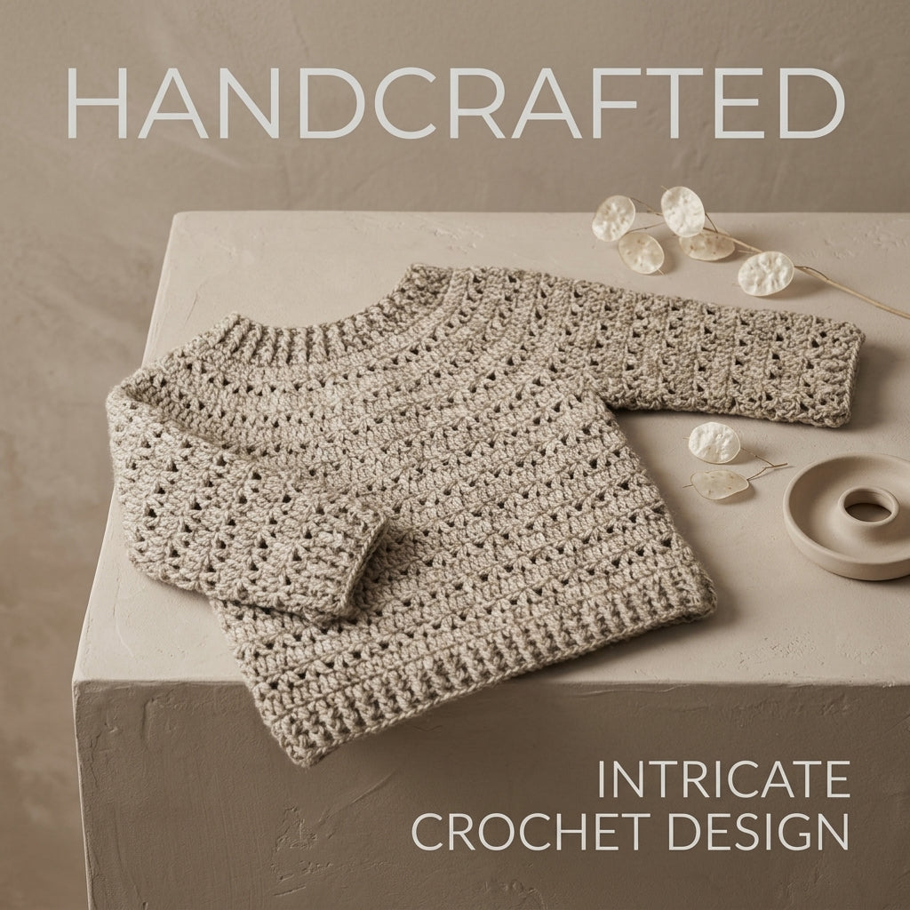 Sweater Toddler Pullover Baby Pullover | Crochet Pattern PDF