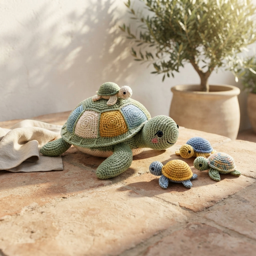 Handmade Amigurumi Turtle V2 | Crochet PDF Pattern