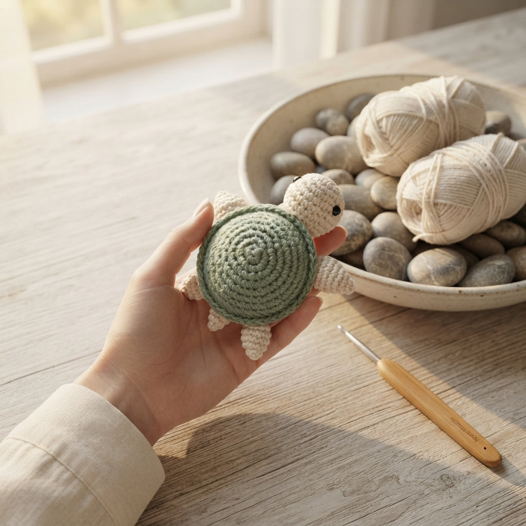 Handmade Amigurumi Turtle V2 | Crochet PDF Pattern