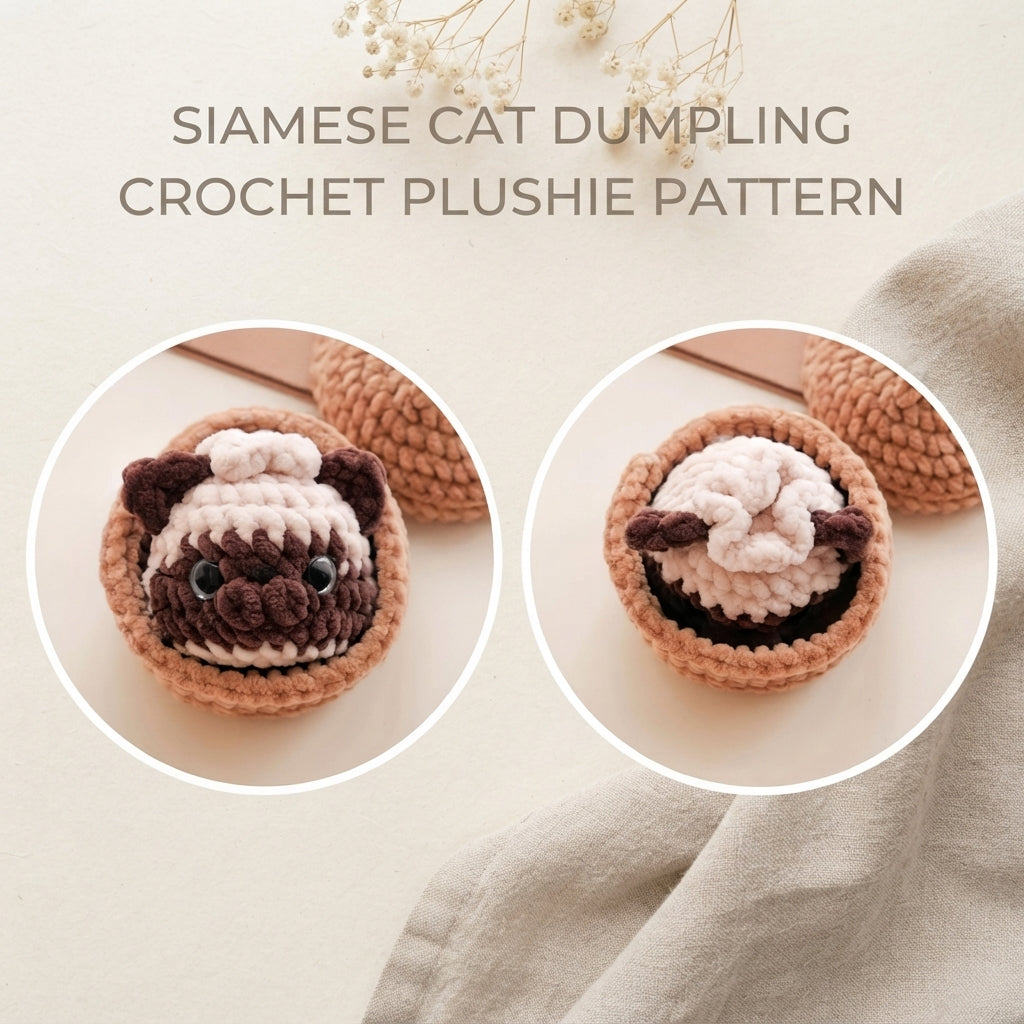 Delightful Keychain Mini | Amigurumi Keychain PDF — Design 4