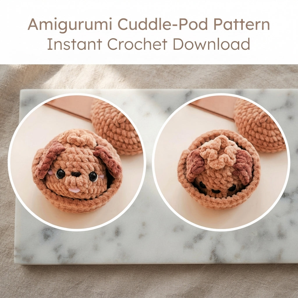 Delightful Keychain Mini | Amigurumi Keychain PDF — Design 4