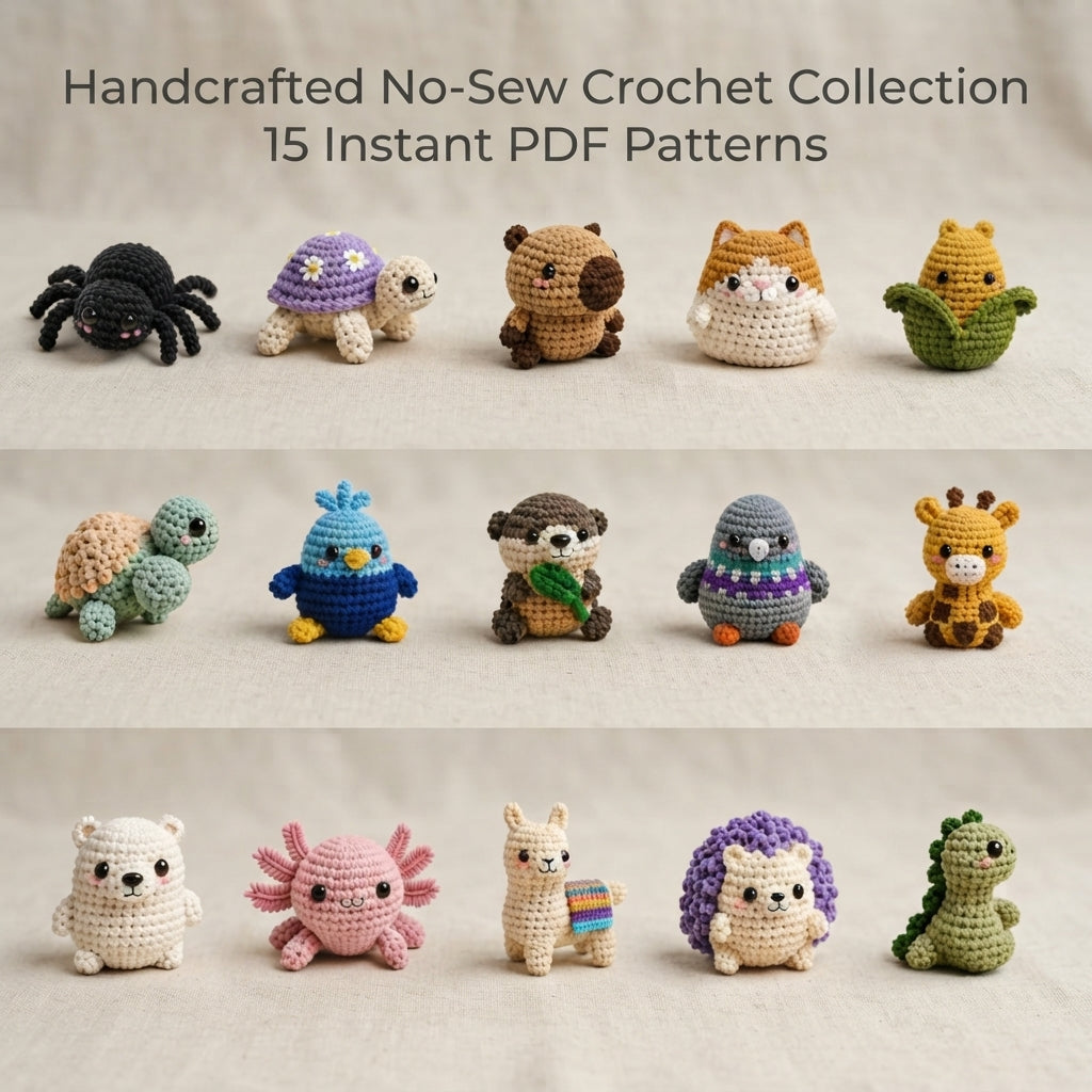 Complete Crochet Collection | 15+ Amigurumi Patterns