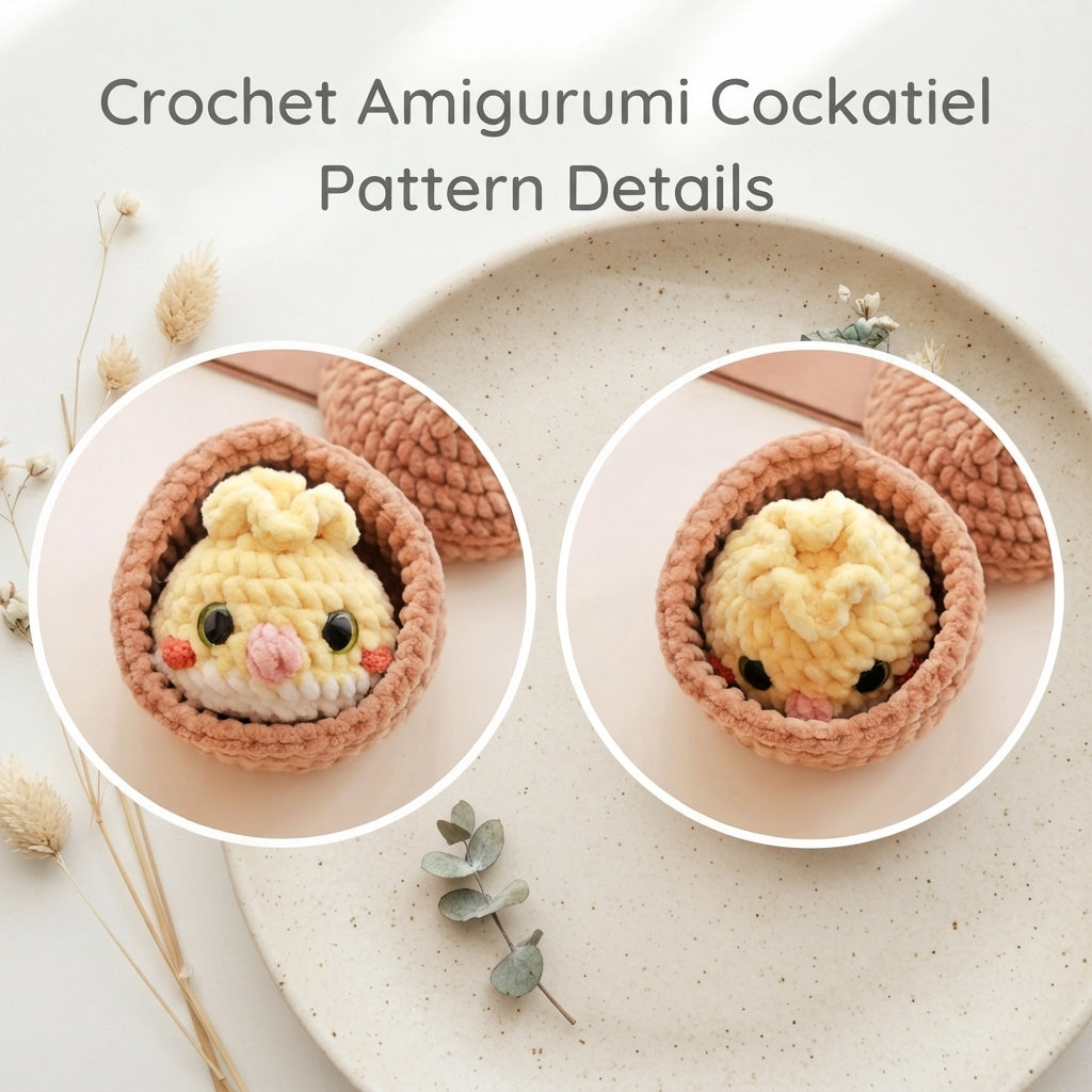 Delightful Keychain Mini | Amigurumi Keychain PDF — Design 4