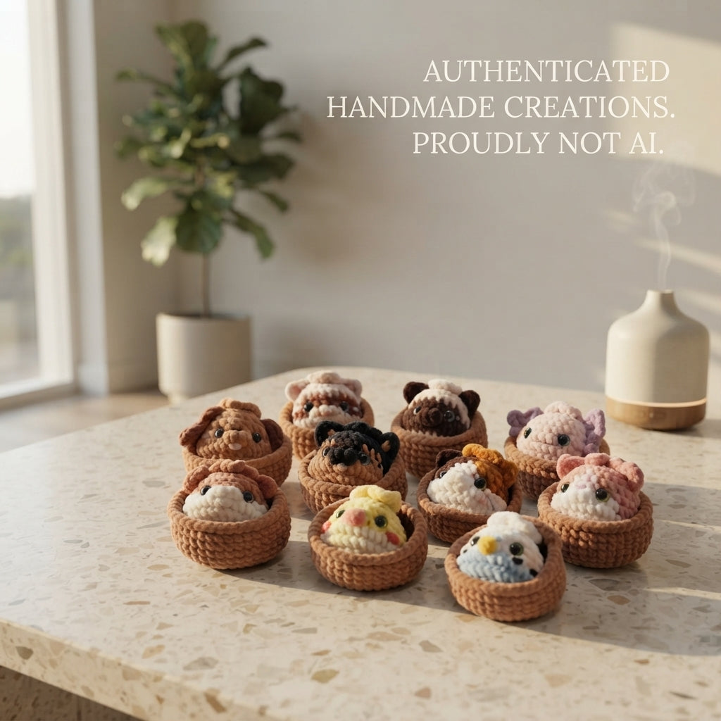 Delightful Keychain Mini | Amigurumi Keychain PDF — Design 4