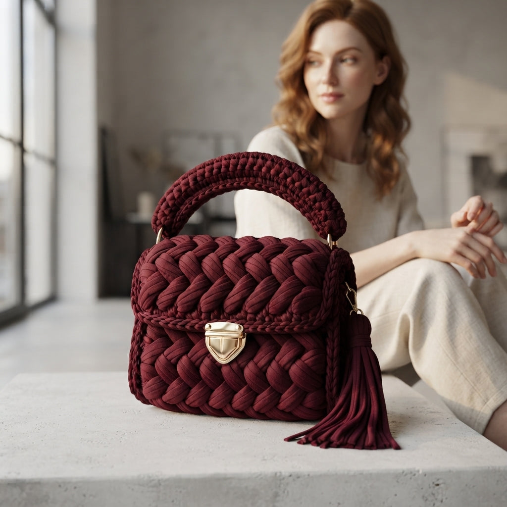 Video Tutorial Bag | Crochet Pattern PDF