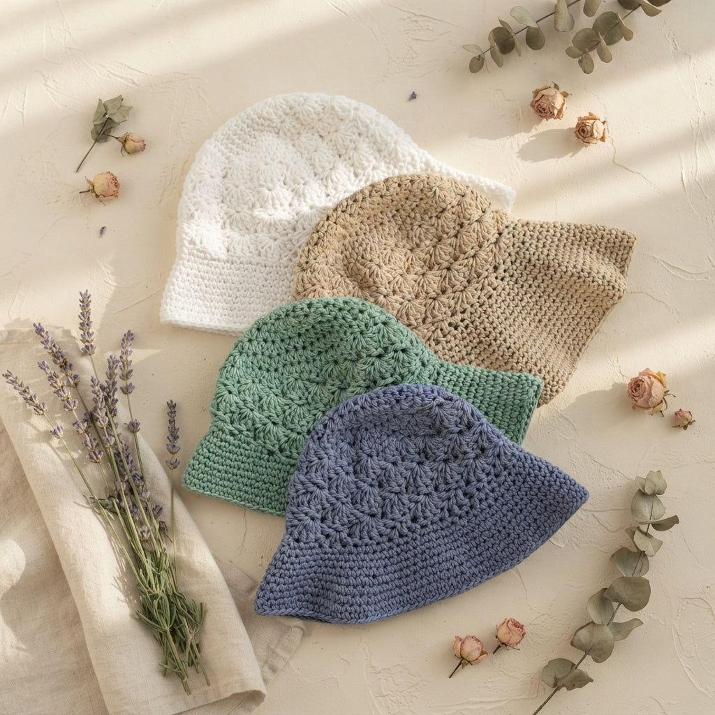 Modern Summer Hat | Crochet Hat Pattern PDF