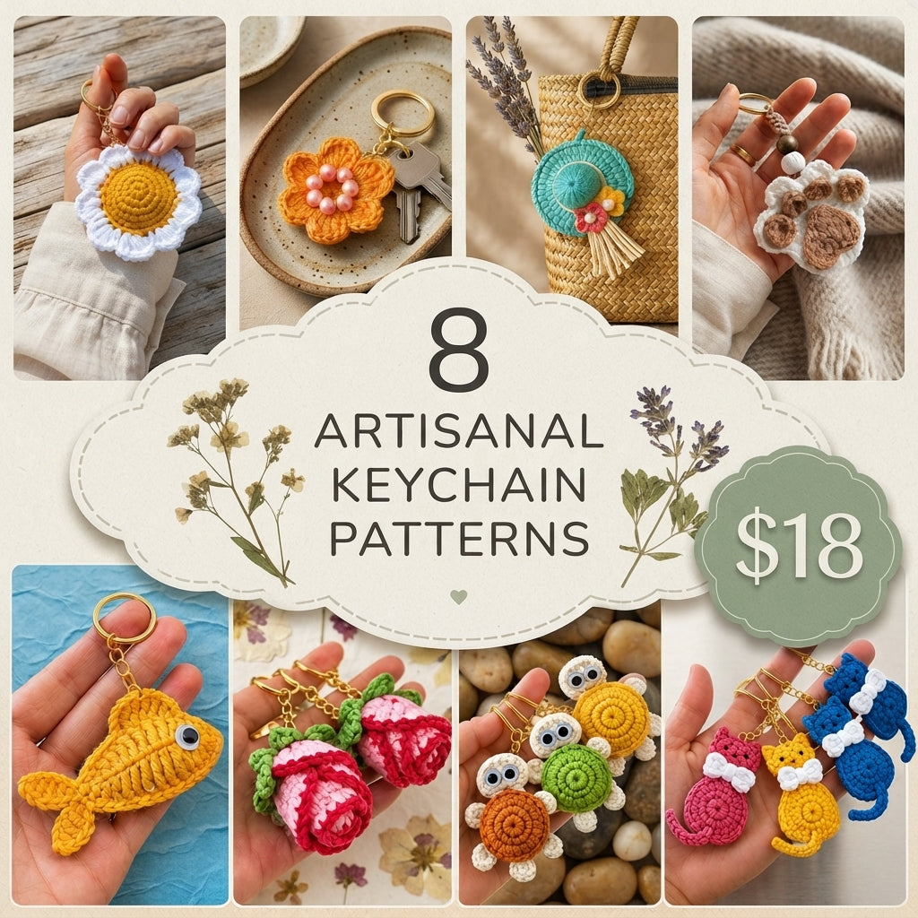 Epic Crochet Collection | 8+ Keychain Patterns