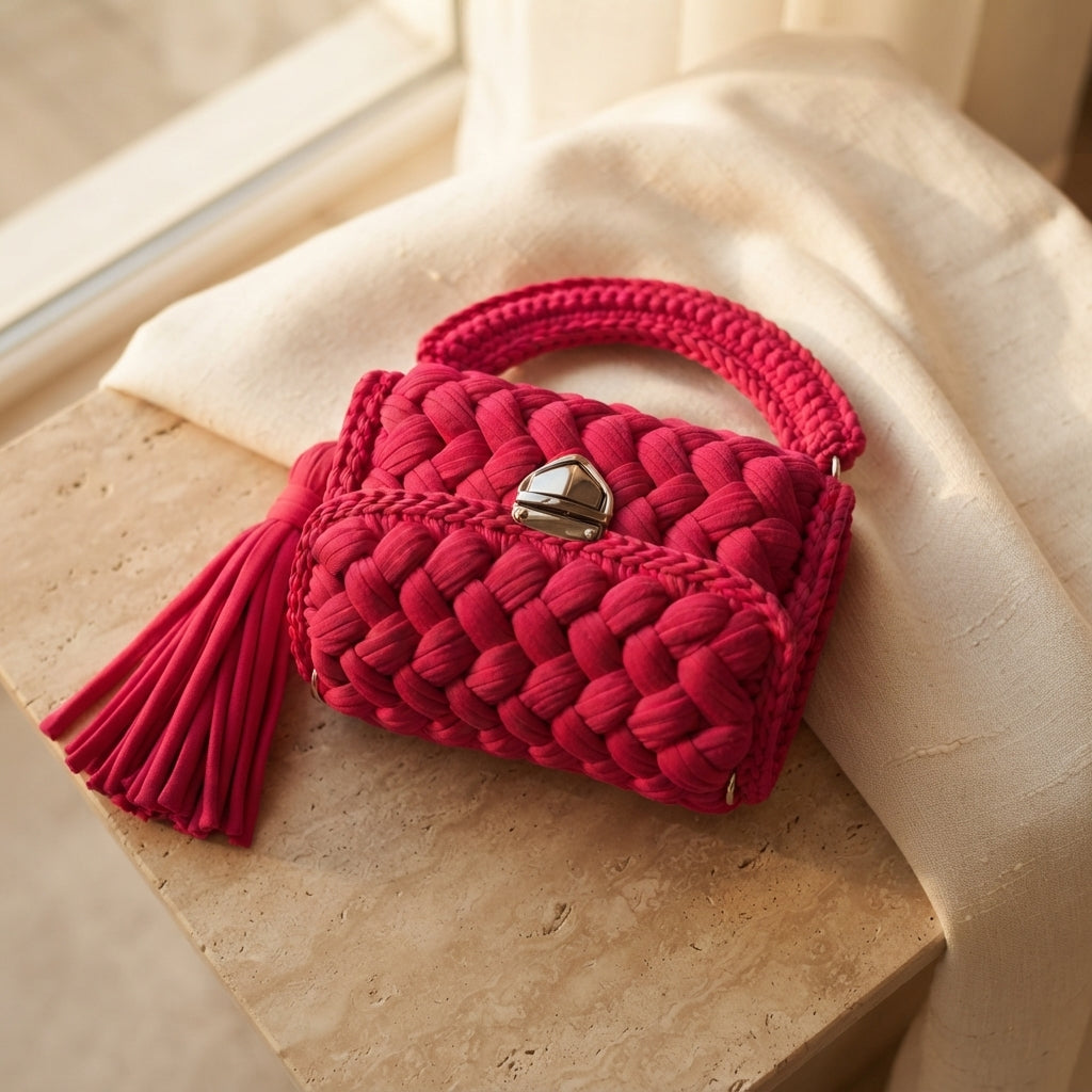 Video Tutorial Bag | Crochet Pattern PDF