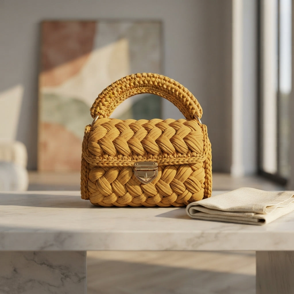 Video Tutorial Bag | Crochet Pattern PDF