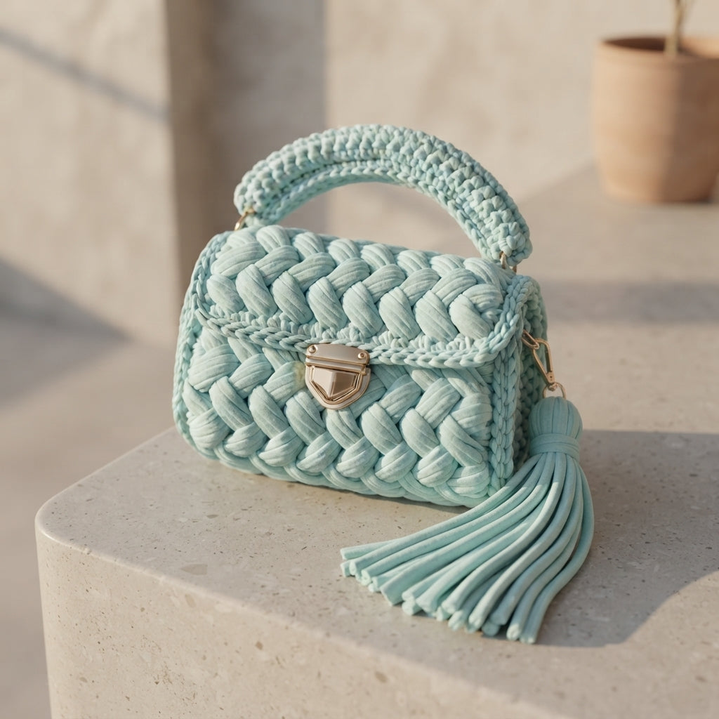 Video Tutorial Bag | Crochet Pattern PDF