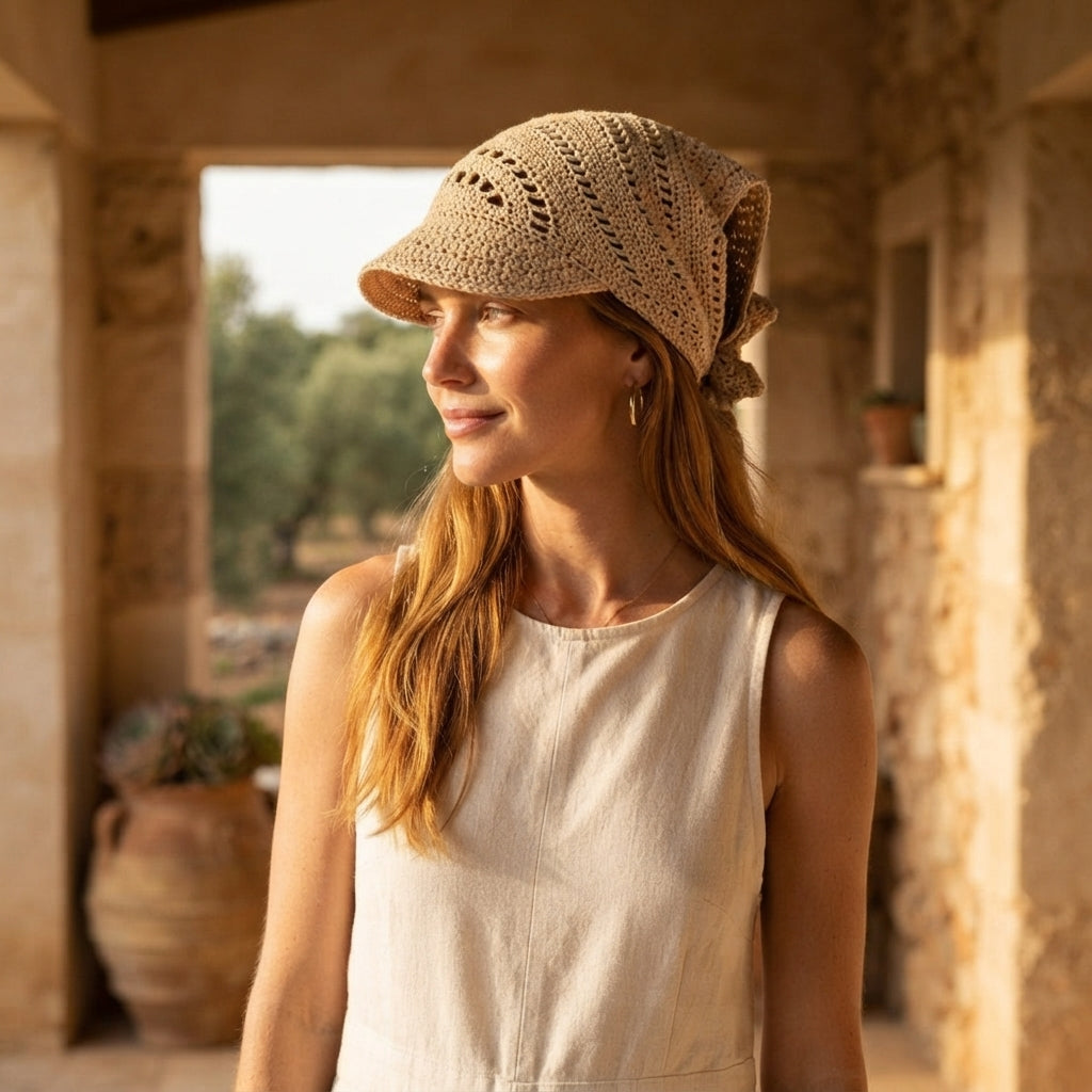 Chic Sun Hat | PDF Crochet Guide — Design 3