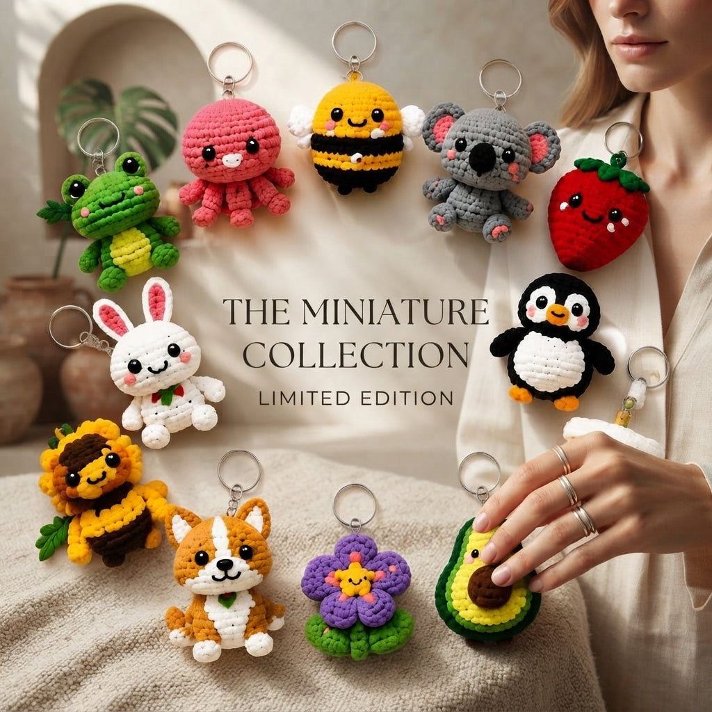 Mega 12 Crochet Keychain Patterns | PDF Bundle — Design 2