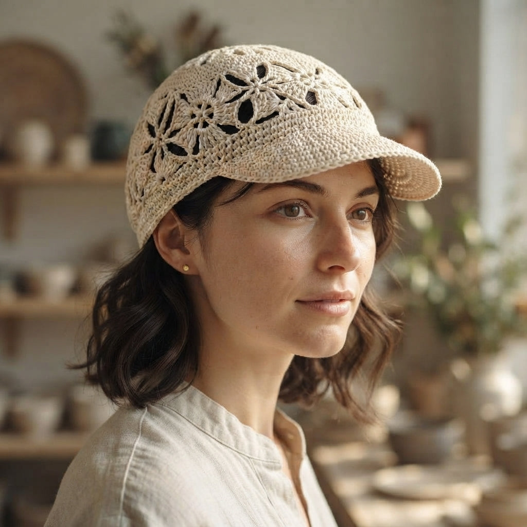 Lovely Beach Hat | Crochet Beach Hat Pattern