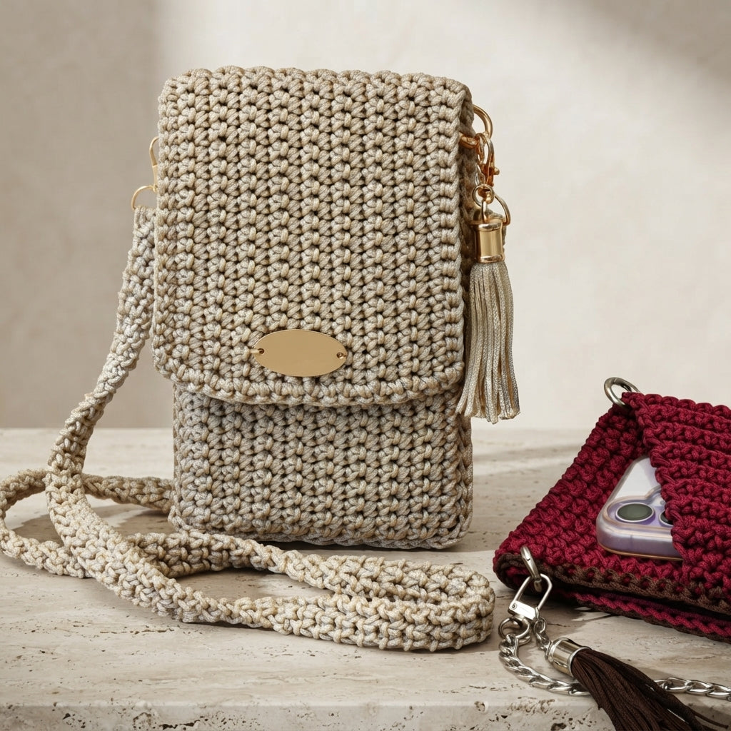 Crossbody Purse Tote | Crochet Pattern PDF