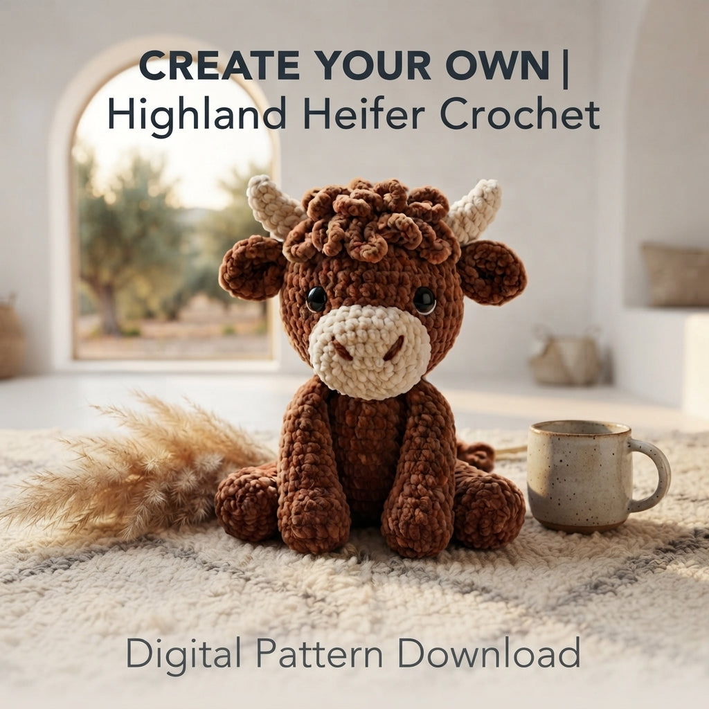Adorable Amigurumi Cow | Crochet Pattern Download