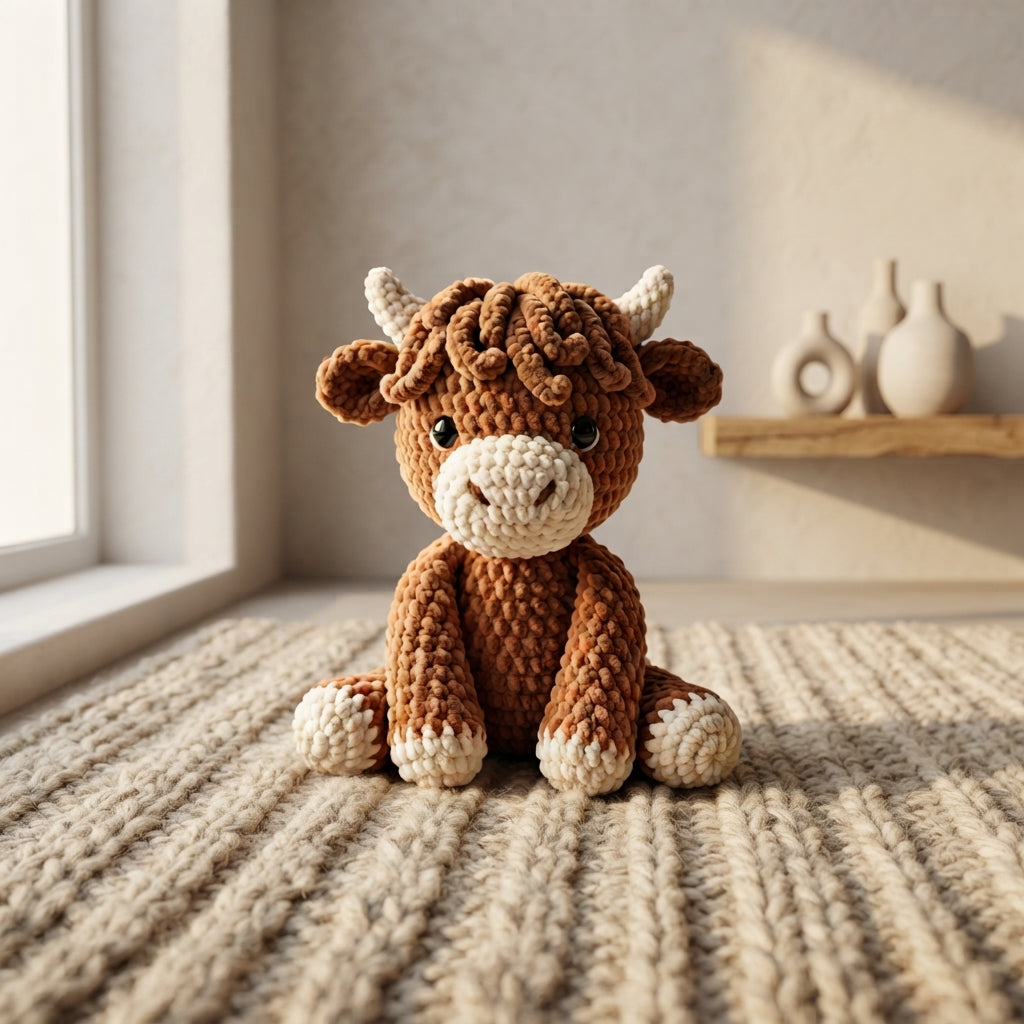 Adorable Amigurumi Cow | Crochet Pattern Download