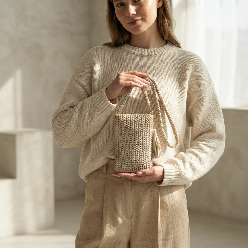 Crossbody Purse Tote | Crochet Pattern PDF
