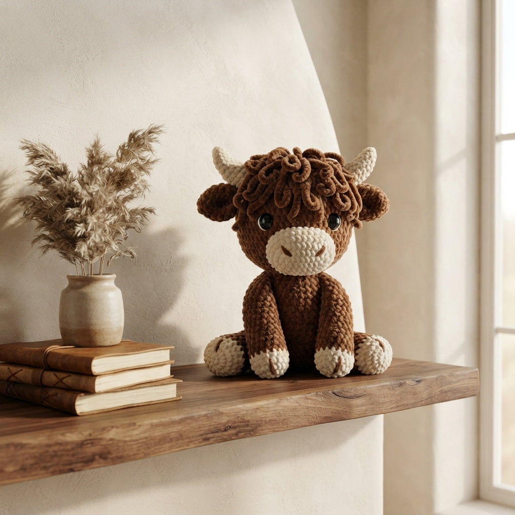 Adorable Amigurumi Cow | Crochet Pattern Download