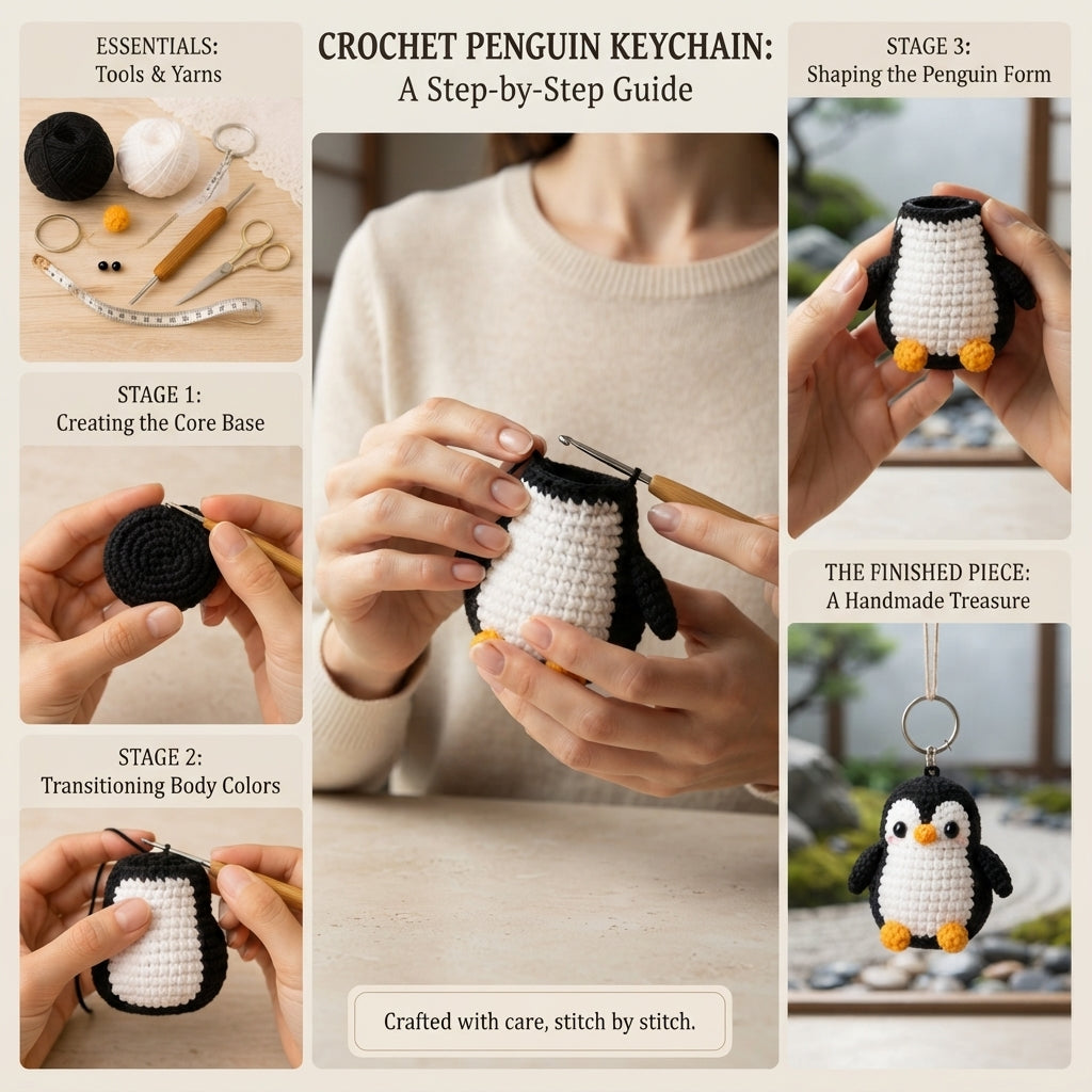 Gorgeous Keychain Bag Charm | Crochet PDF Pattern — Design 6