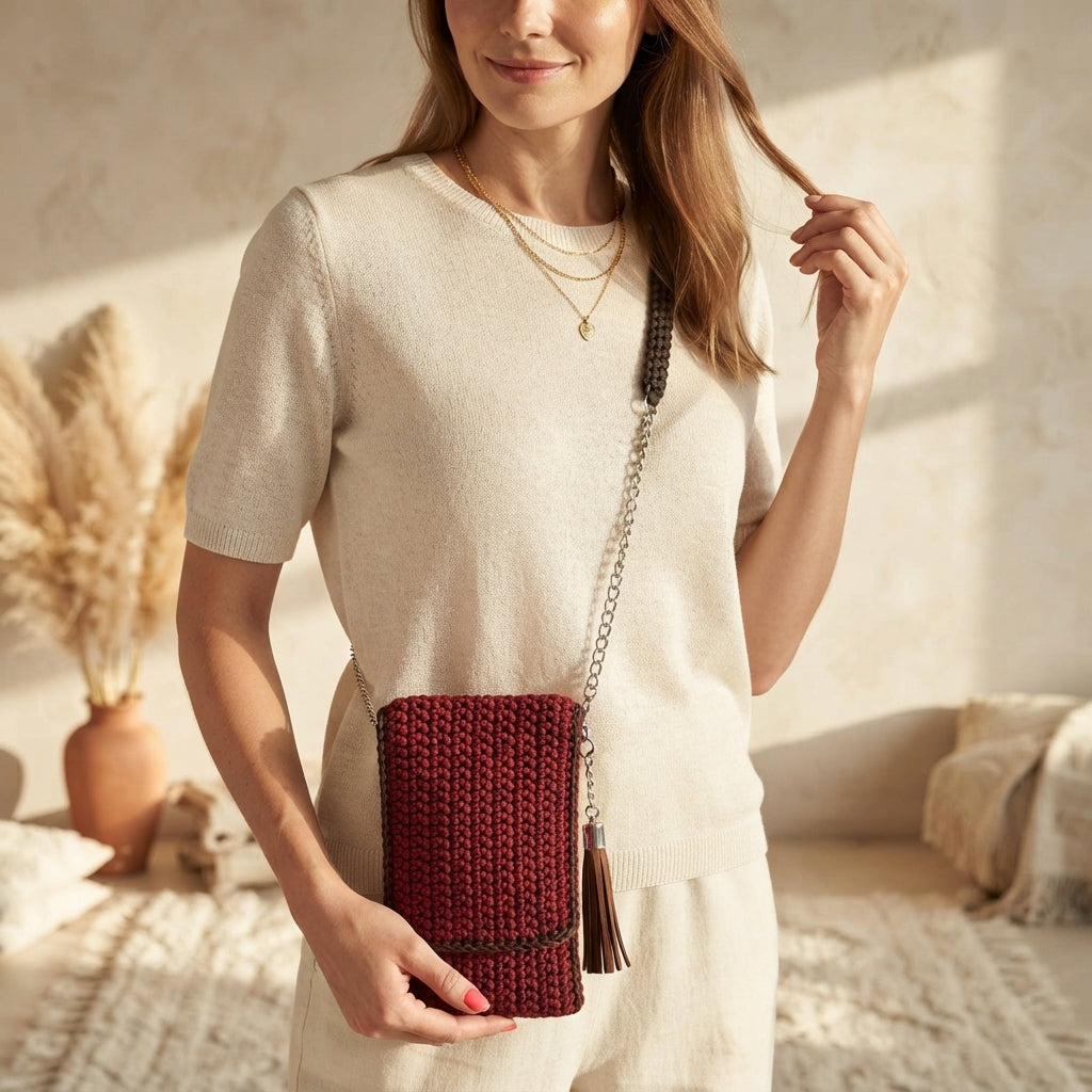 Crossbody Purse Tote | Crochet Pattern PDF