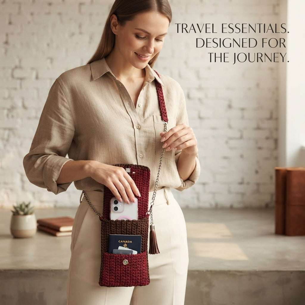 Crossbody Purse Tote | Crochet Pattern PDF