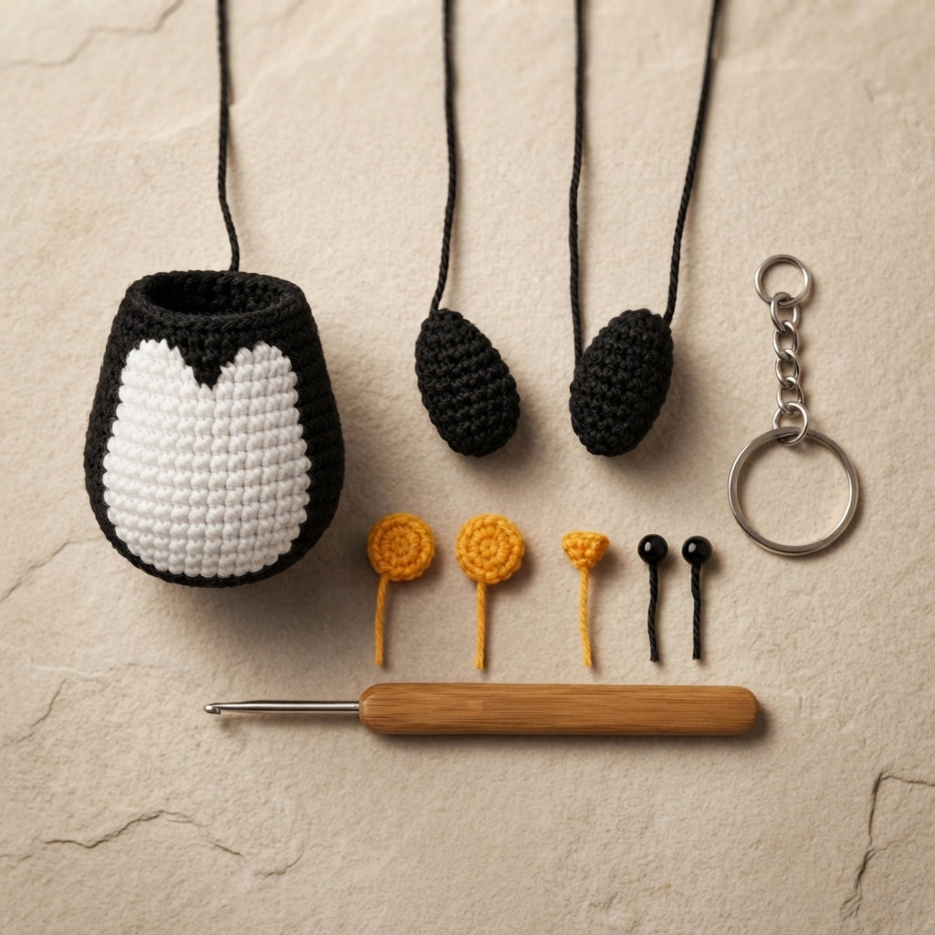 Gorgeous Keychain Bag Charm | Crochet PDF Pattern — Design 6