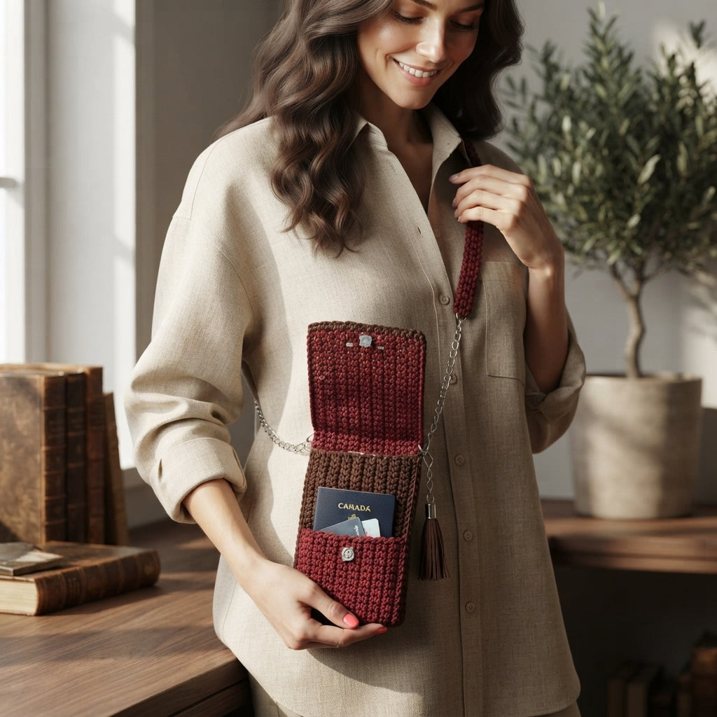 Crossbody Purse Tote | Crochet Pattern PDF