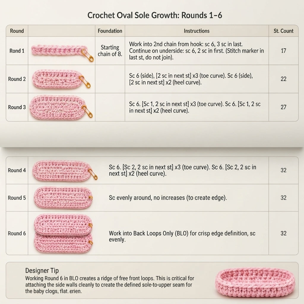 Clogs Sandals Infant Baby Booties | Crochet Pattern PDF
