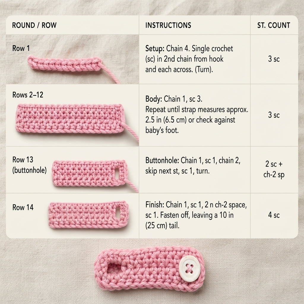 Clogs Sandals Infant Baby Booties | Crochet Pattern PDF