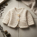Cardigan Beginner Sweater Baby Cardigan Classic v2 | Crochet Pattern PDF
