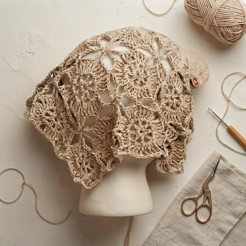 Gorgeous Sun Visor | Summer PDF Pattern — Design 10
