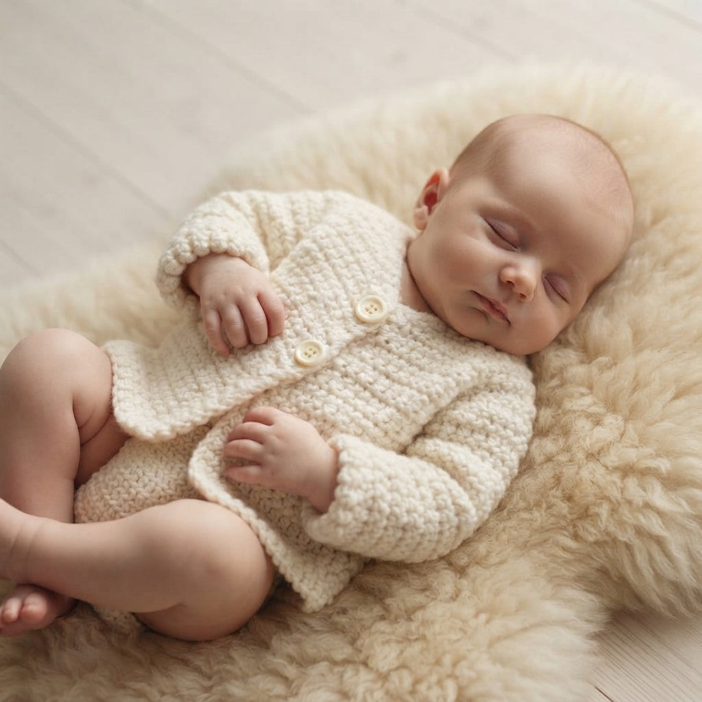 Cardigan Beginner Sweater Baby Cardigan Classic v2 | Crochet Pattern PDF