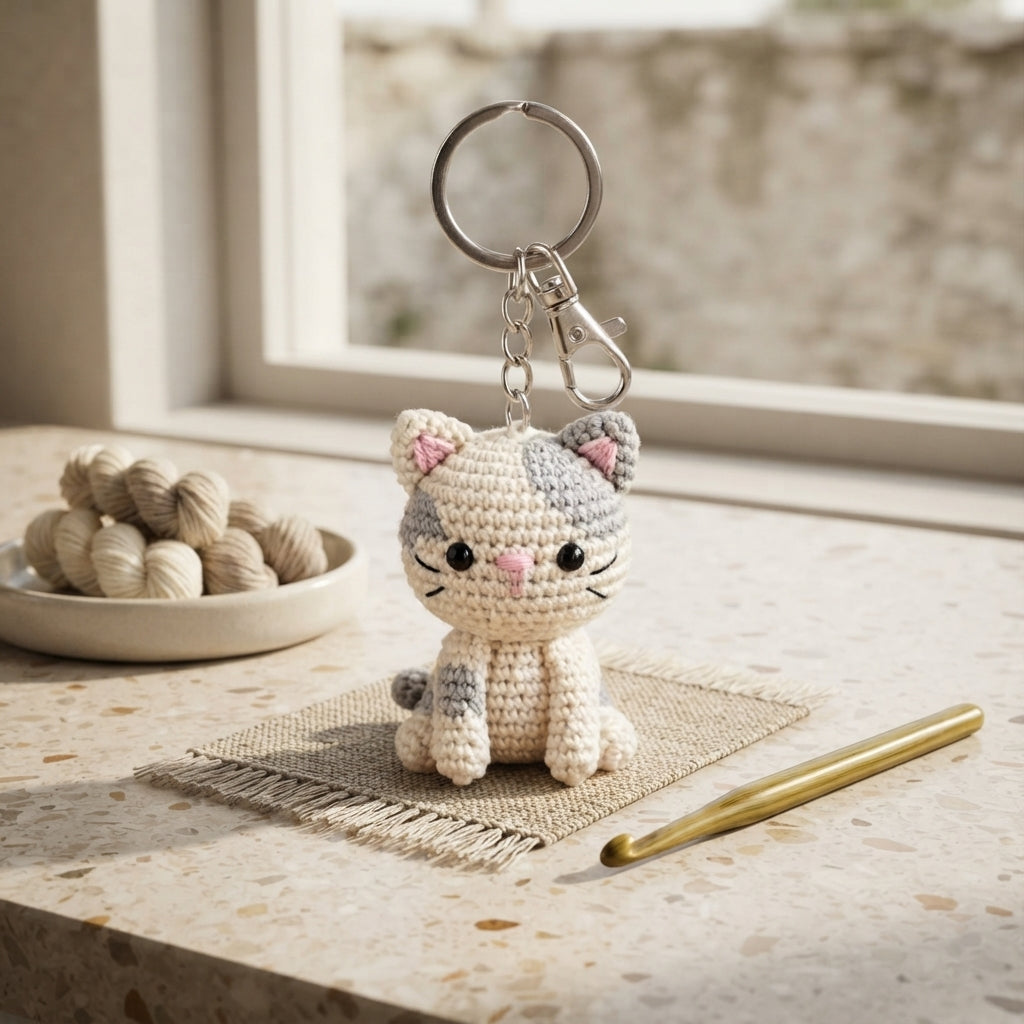 Unique Bag Charm Charm | Crochet Keychain Pattern — Design 2