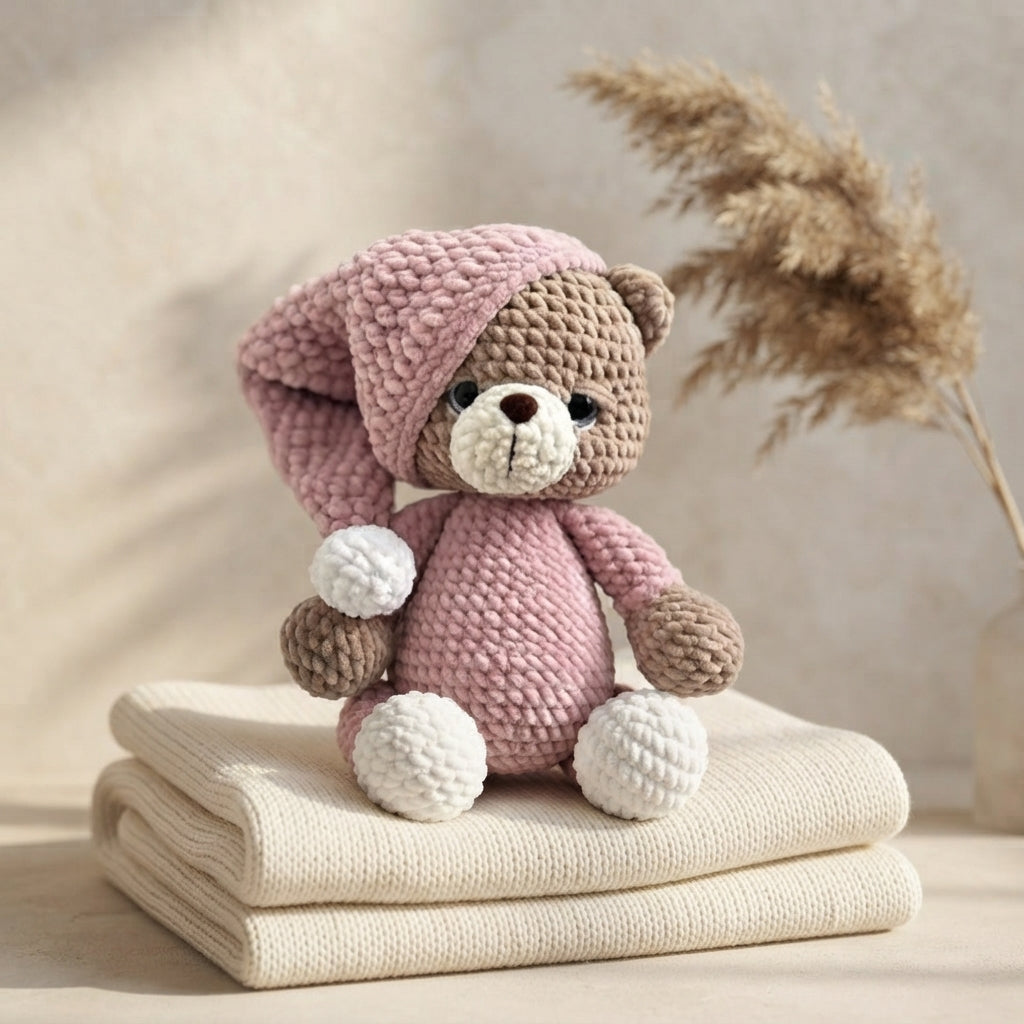 Cuddly Teddy Bear Buddy | Crochet Pattern PDF
