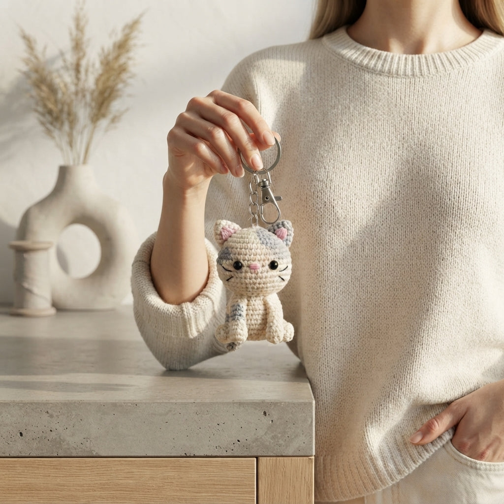 Unique Bag Charm Charm | Crochet Keychain Pattern — Design 2