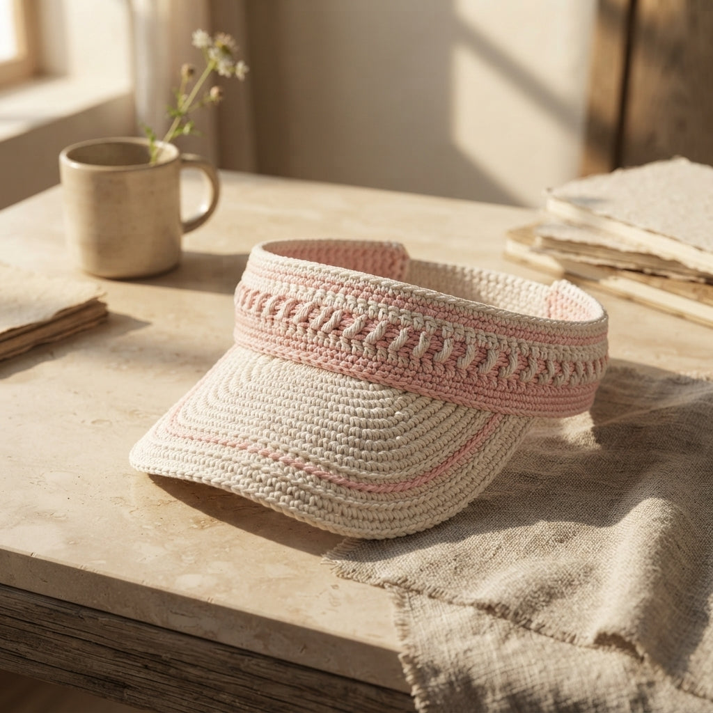 Modern Sun Hat | Crochet Hat Pattern PDF — Design 3