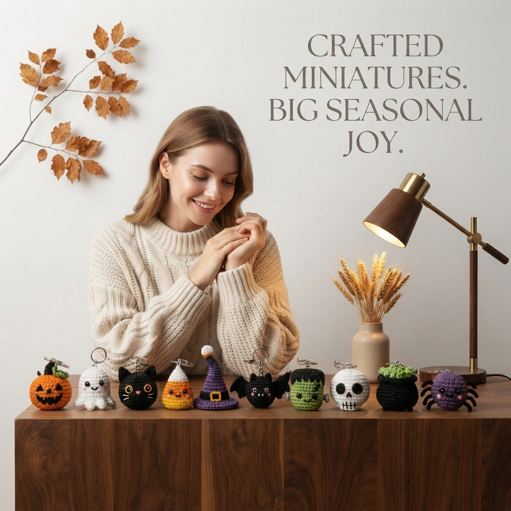 10+ Adorable Keychain Patterns | Crochet PDF Set — Design 2