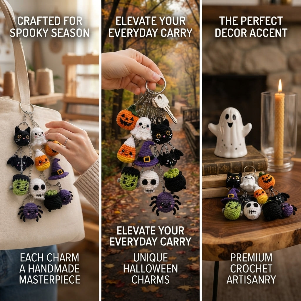 10+ Adorable Keychain Patterns | Crochet PDF Set — Design 2