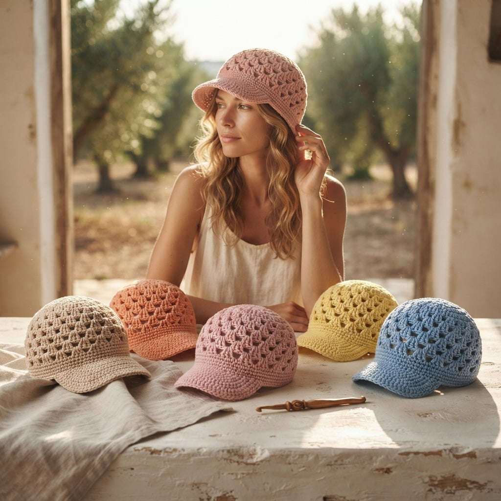 Trendy Wide Brim Hat | Crochet Visor Pattern